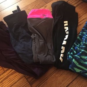 Lot of 5 Tween Girl athletic/yogo
